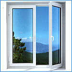 Окно для коттеджа из двух створок - 900х1200 мм REHAU Euro 70